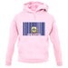 Vermont Barcode Style Flag unisex hoodie Vermont Barcode Style Flag unisex hoodie
