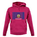 Vermont Barcode Style Flag unisex hoodie Vermont Barcode Style Flag unisex hoodie