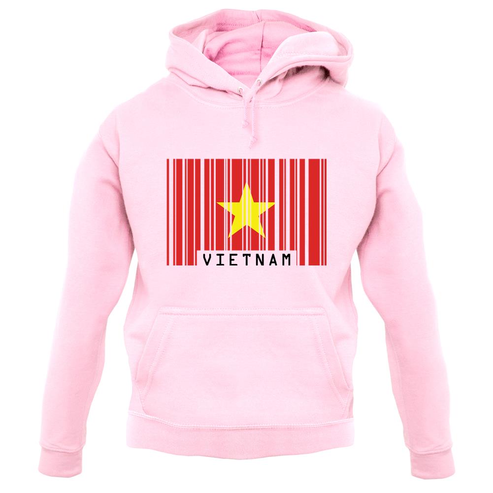 Vietnam Barcode Style Flag unisex hoodie Vietnam Barcode Style Flag unisex hoodie