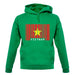 Vietnam Barcode Style Flag unisex hoodie Vietnam Barcode Style Flag unisex hoodie