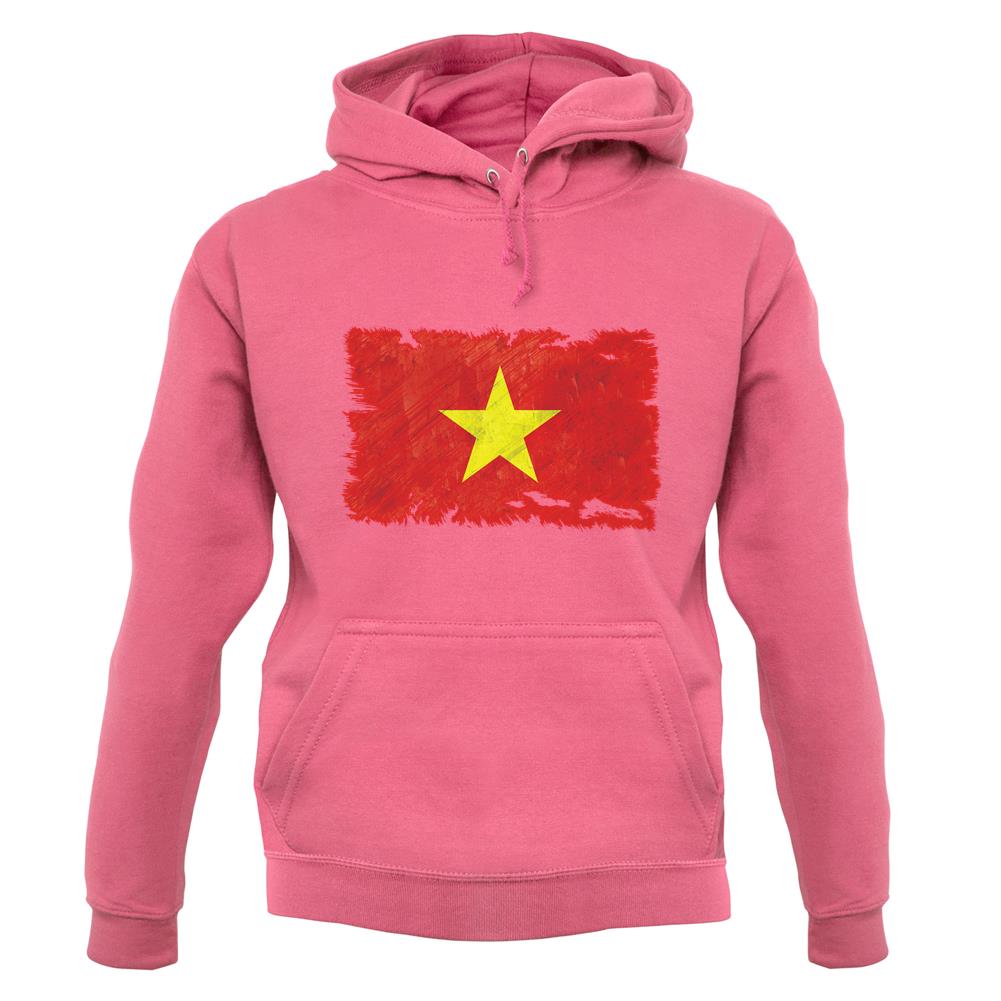 Vietnam Grunge Style Flag unisex hoodie Vietnam Grunge Style Flag unisex hoodie