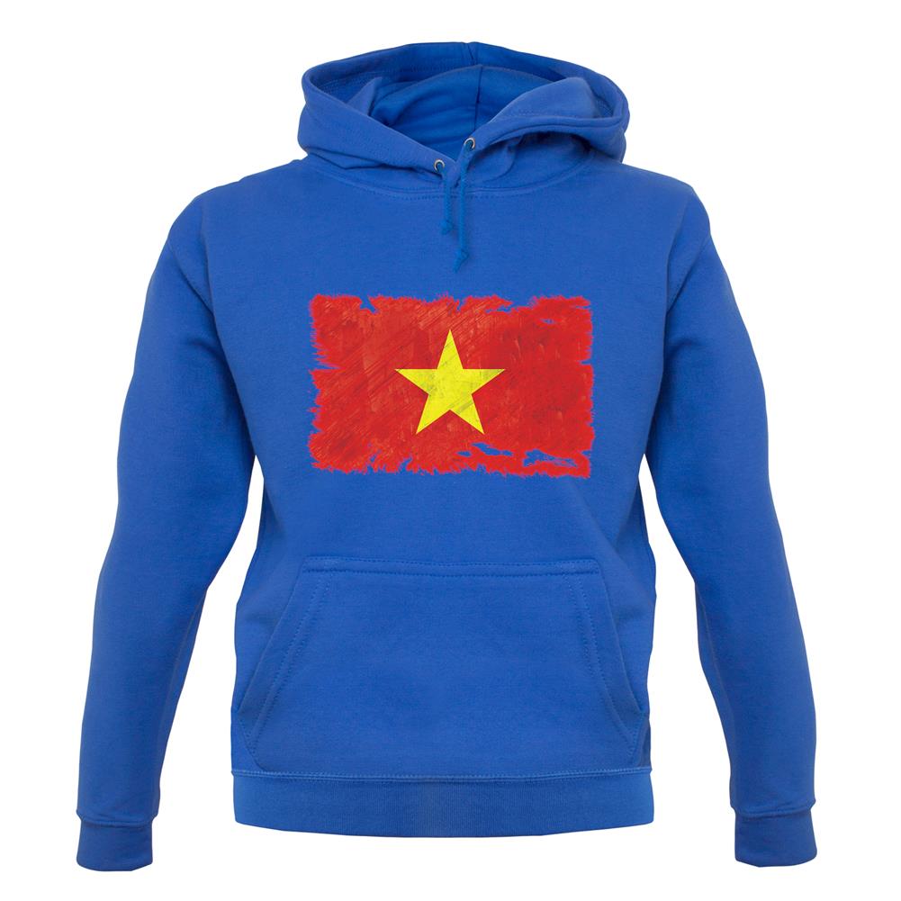 Vietnam Grunge Style Flag unisex hoodie Vietnam Grunge Style Flag unisex hoodie