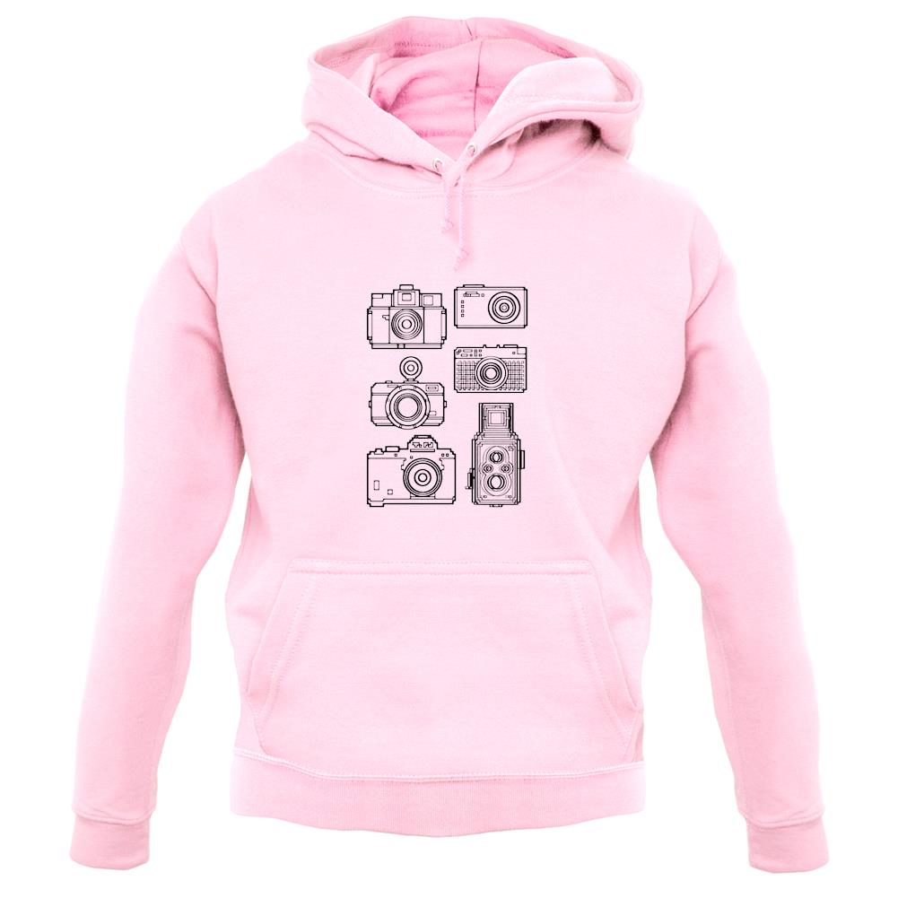 Dressdown Vintage Cameras Unisex Hoodie Dressdown Vintage Cameras Unisex Hoodie