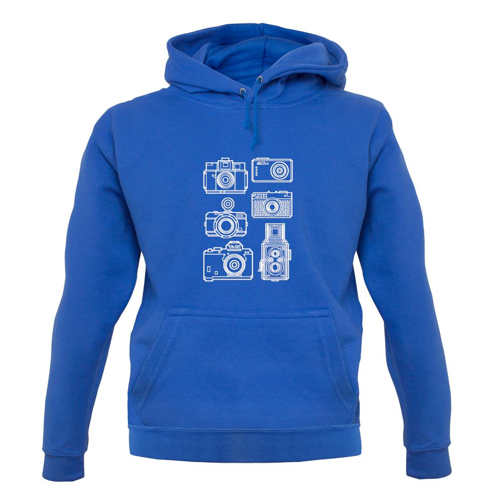 Dressdown Vintage Cameras Unisex Hoodie Dressdown Vintage Cameras Unisex Hoodie