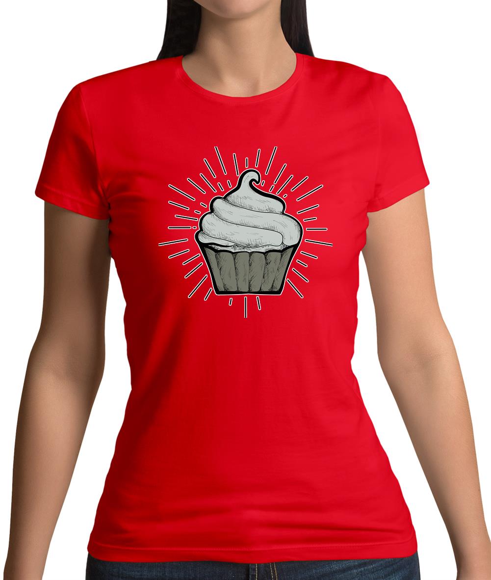 Giant Cup Cake Womens T-Shirt Giant Cup Cake Womens T-Shirt