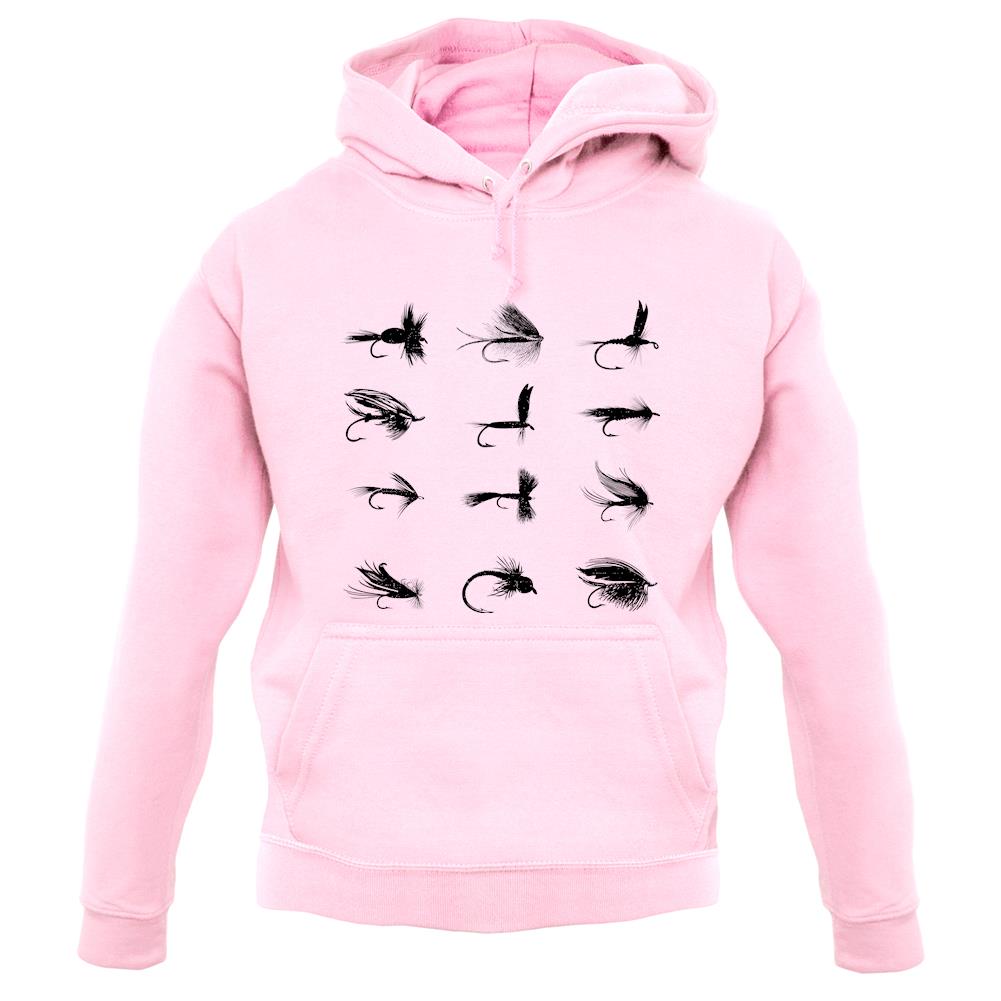 Fly Fishing Flies Unisex Hoodie