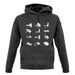 Fly Fishing Flies Unisex Hoodie Fly Fishing Flies Unisex Hoodie