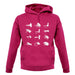 Fly Fishing Flies Unisex Hoodie Fly Fishing Flies Unisex Hoodie