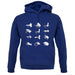 Fly Fishing Flies Unisex Hoodie Fly Fishing Flies Unisex Hoodie