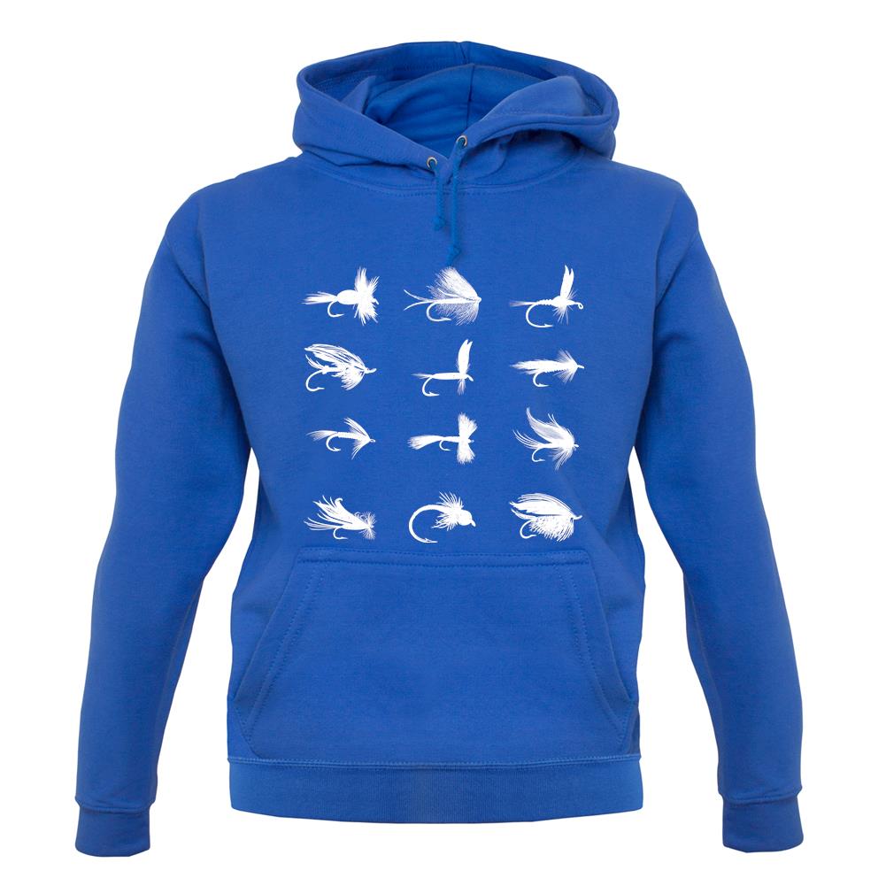 Fly Fishing Flies Unisex Hoodie Fly Fishing Flies Unisex Hoodie