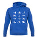 Fly Fishing Flies Unisex Hoodie Fly Fishing Flies Unisex Hoodie