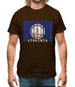 Virginia Barcode Style Flag Mens T-Shirt Virginia Barcode Style Flag Mens T-Shirt