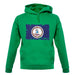 Virginia Grunge Style Flag unisex hoodie Virginia Grunge Style Flag unisex hoodie