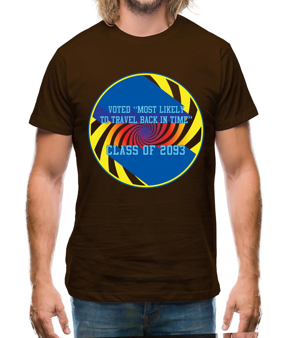 Most Likely To Time Travel Mens T-Shirt Most Likely To Time Travel Mens T-Shirt