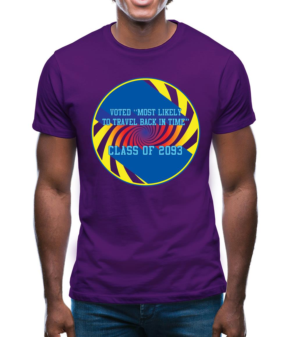 Most Likely To Time Travel Mens T-Shirt Most Likely To Time Travel Mens T-Shirt