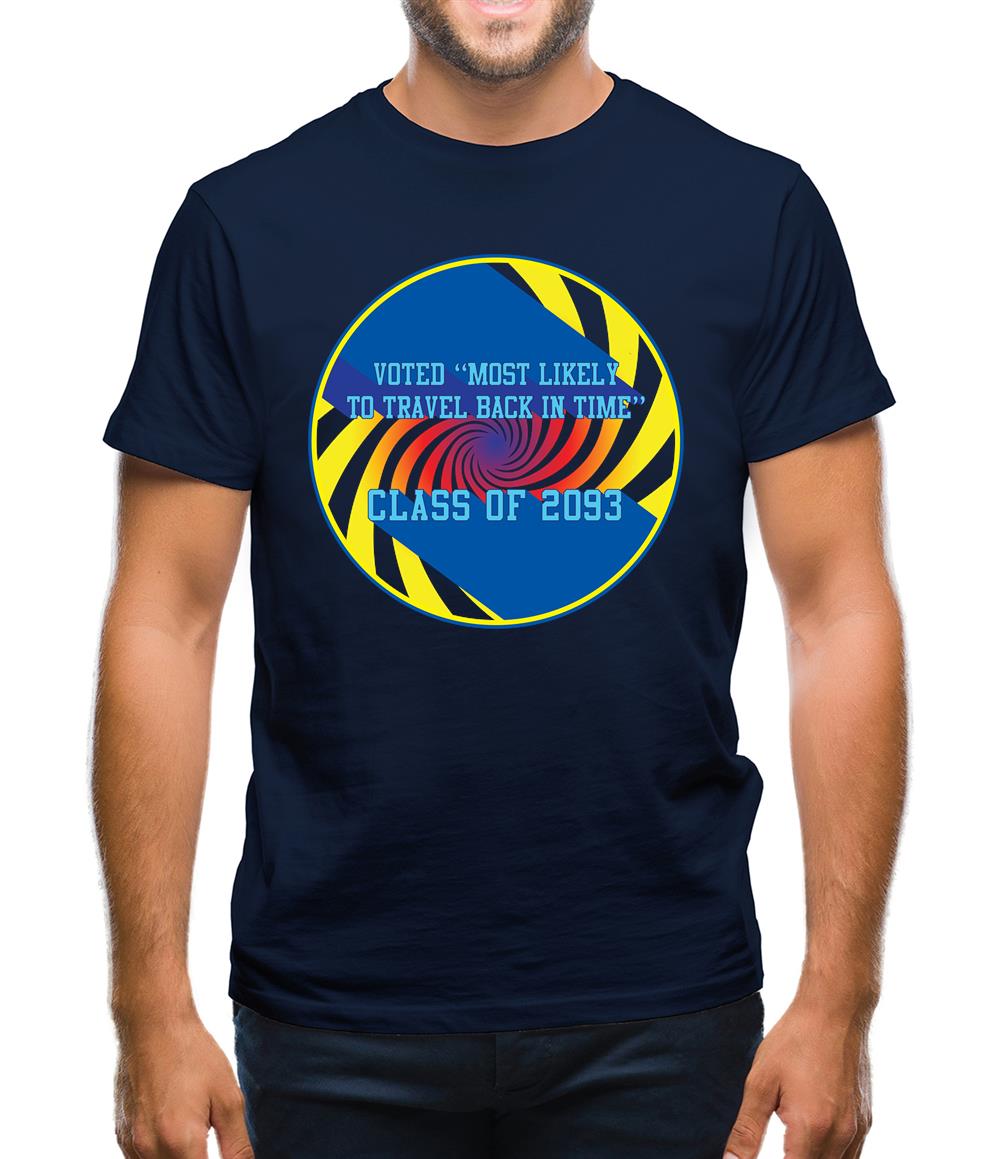 Most Likely To Time Travel Mens T-Shirt Most Likely To Time Travel Mens T-Shirt