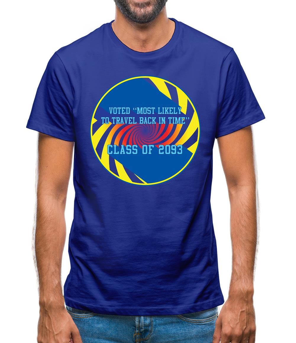 Most Likely To Time Travel Mens T-Shirt Most Likely To Time Travel Mens T-Shirt