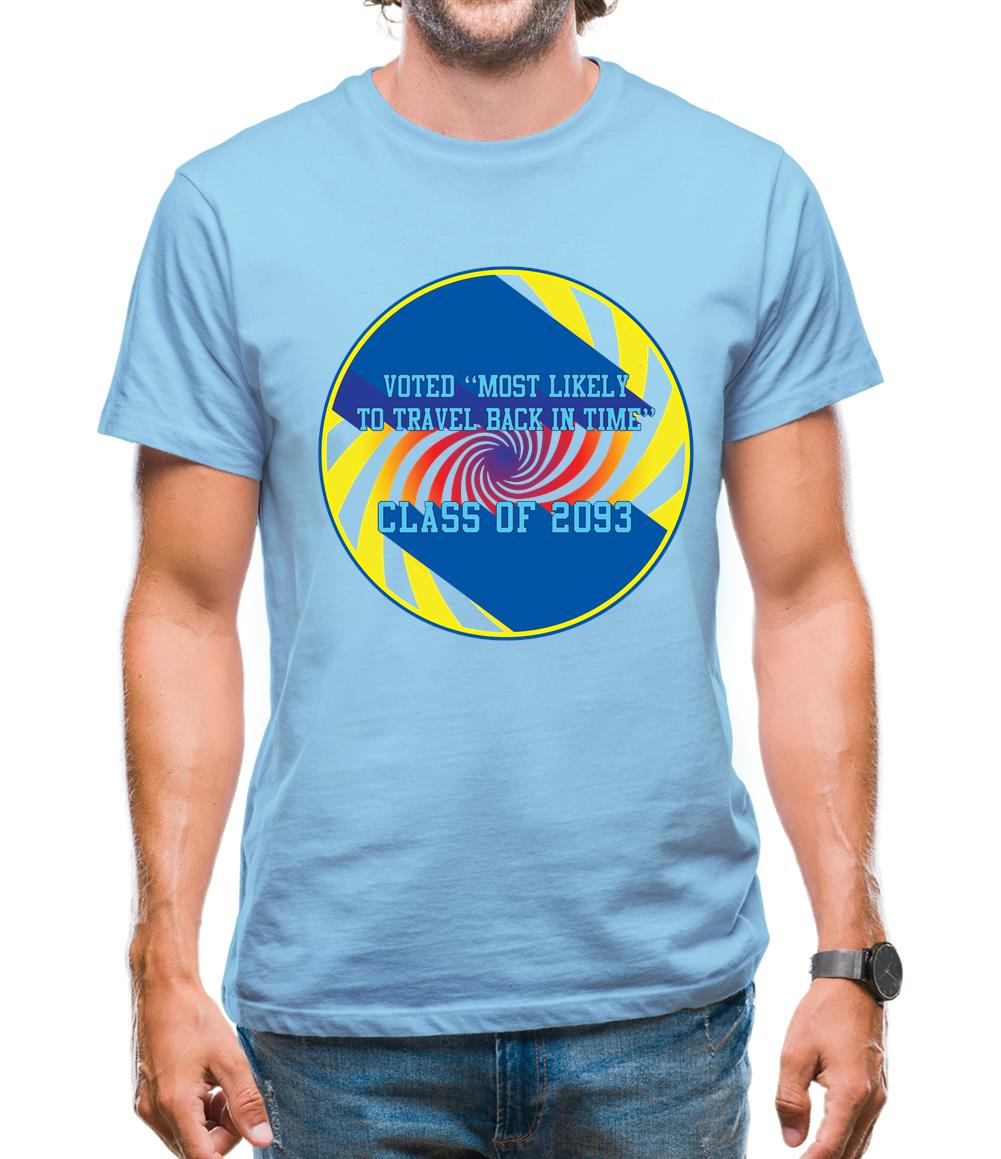 Most Likely To Time Travel Mens T-Shirt Most Likely To Time Travel Mens T-Shirt