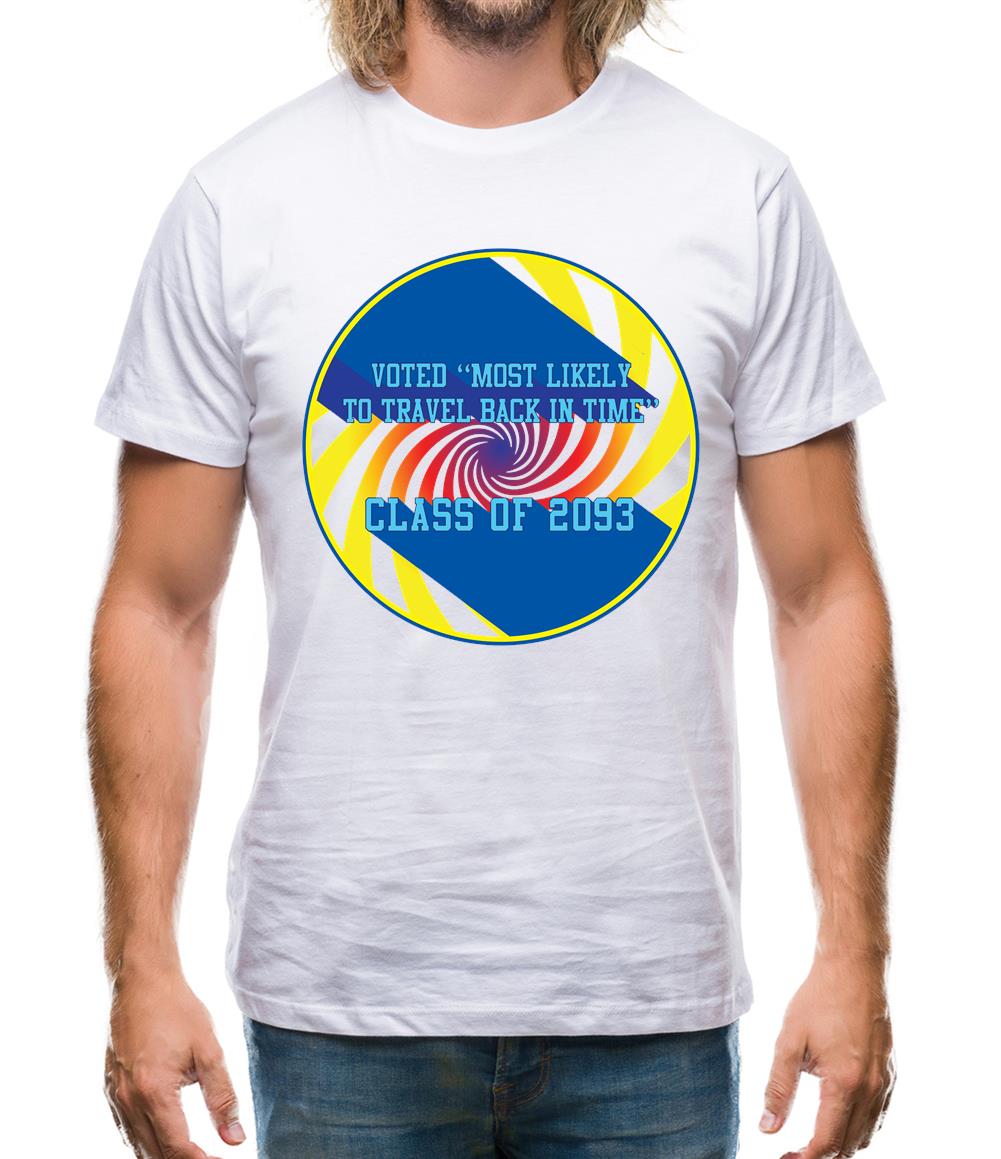 Most Likely To Time Travel Mens T-Shirt Most Likely To Time Travel Mens T-Shirt