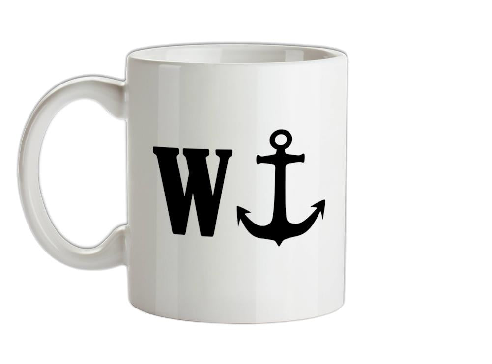 W Anchor Ceramic Mug W Anchor Ceramic Mug