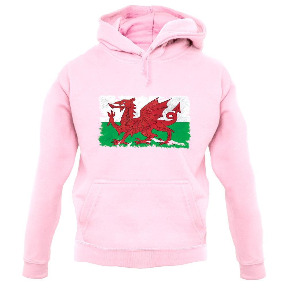 Wales Grunge Style Flag unisex hoodie Wales Grunge Style Flag unisex hoodie