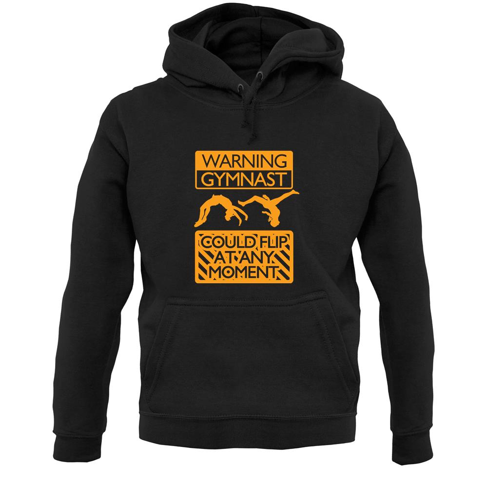 Warning Gymnast Unisex Hoodie