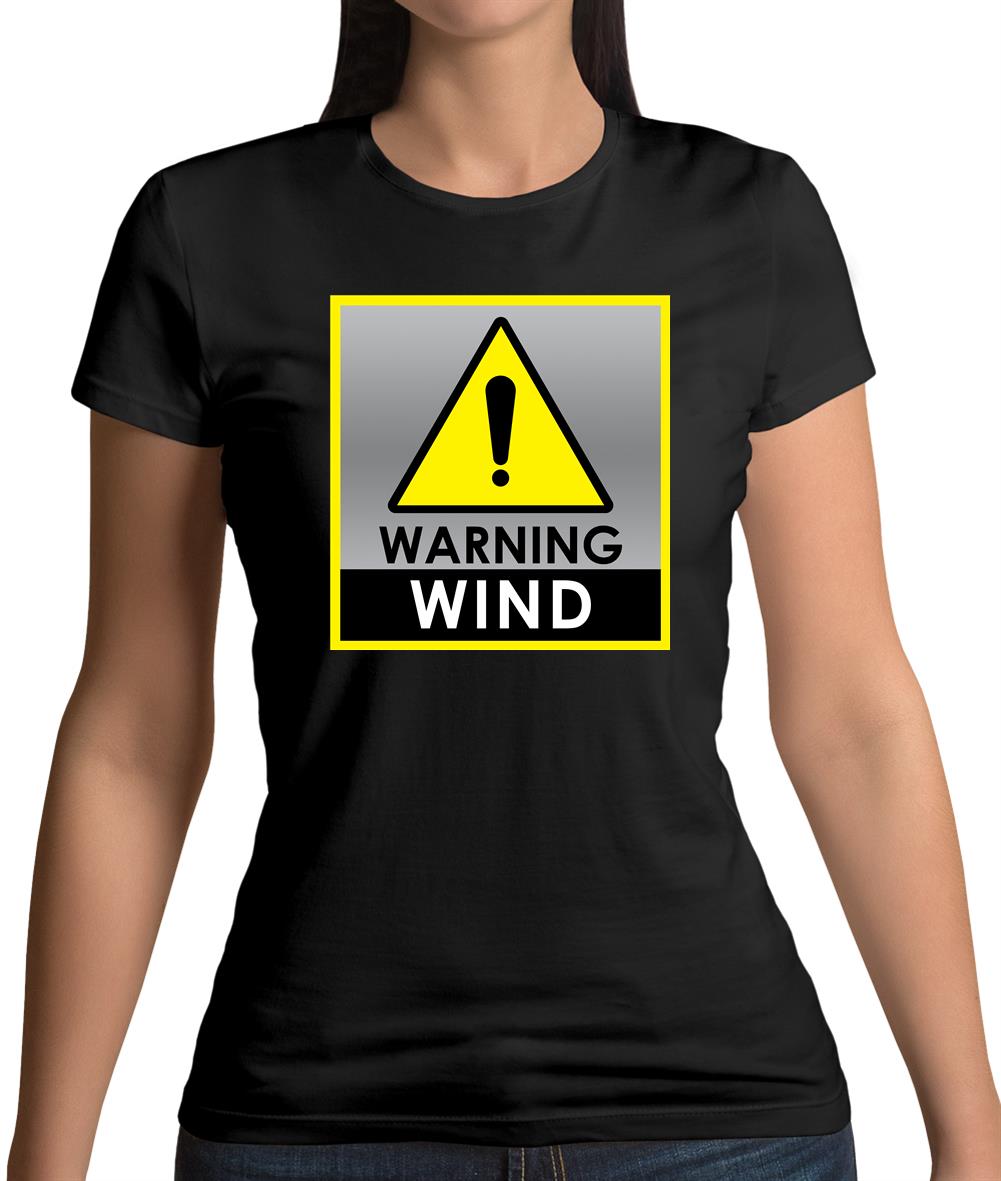 Wind Warning Symbol Womens T-Shirt Wind Warning Symbol Womens T-Shirt