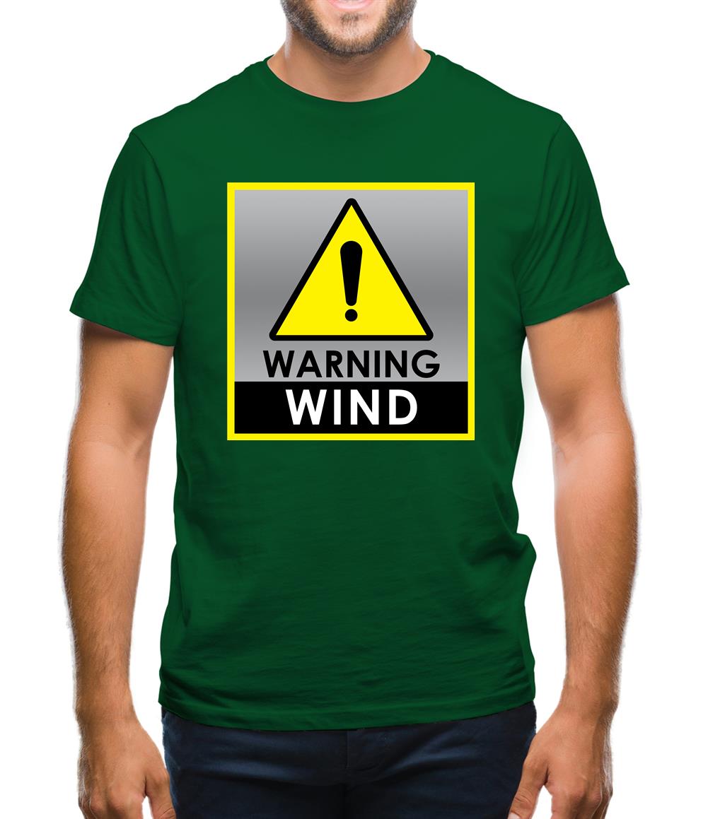 Wind Warning Symbol Mens T-Shirt Wind Warning Symbol Mens T-Shirt