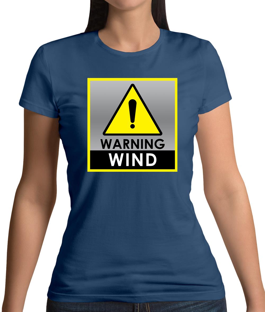 Wind Warning Symbol Womens T-Shirt Wind Warning Symbol Womens T-Shirt