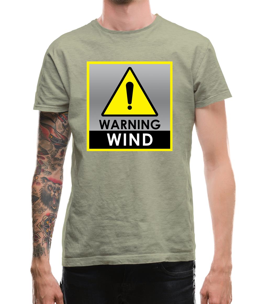 Wind Warning Symbol Mens T-Shirt Wind Warning Symbol Mens T-Shirt