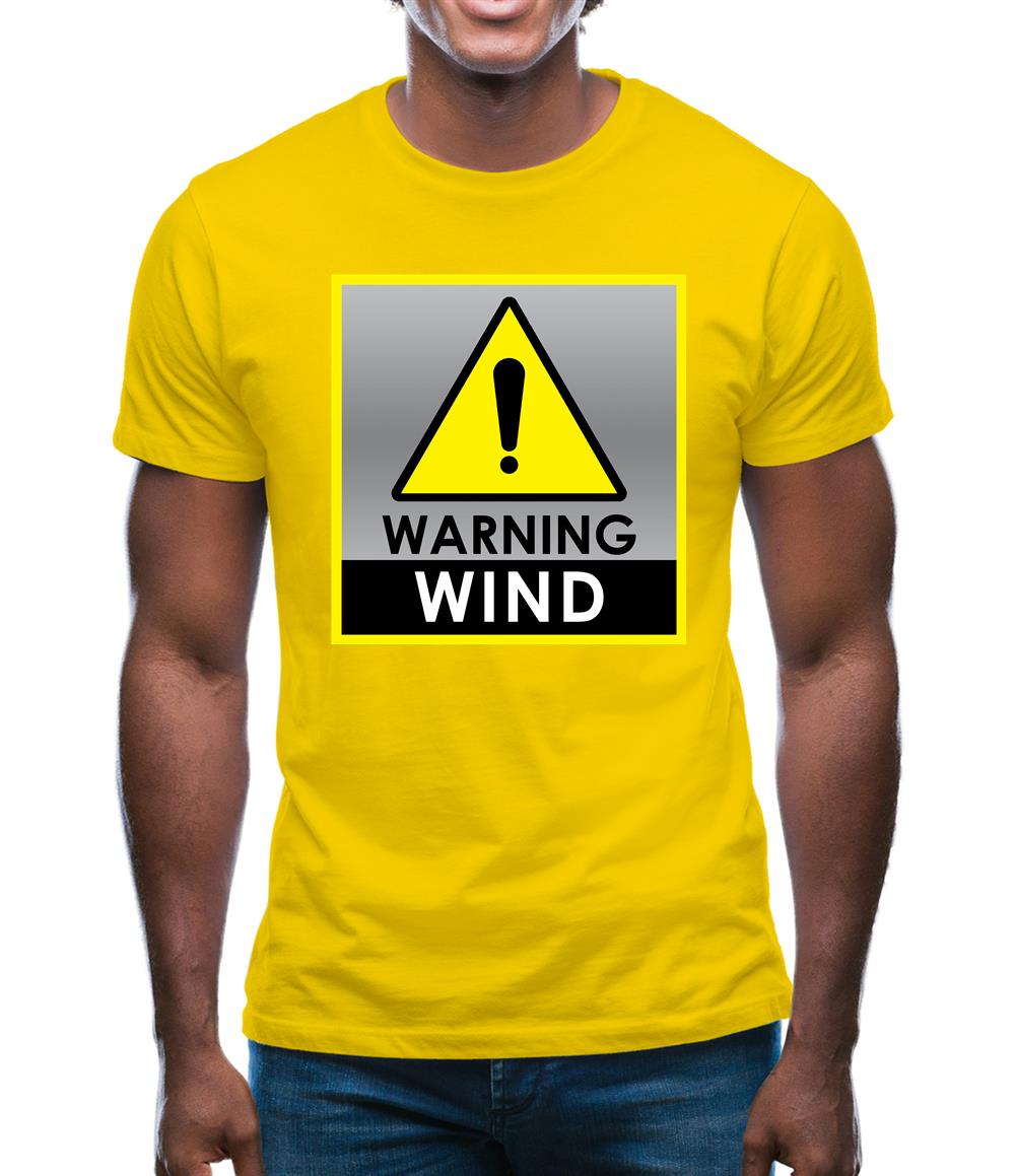 Wind Warning Symbol Mens T-Shirt Wind Warning Symbol Mens T-Shirt