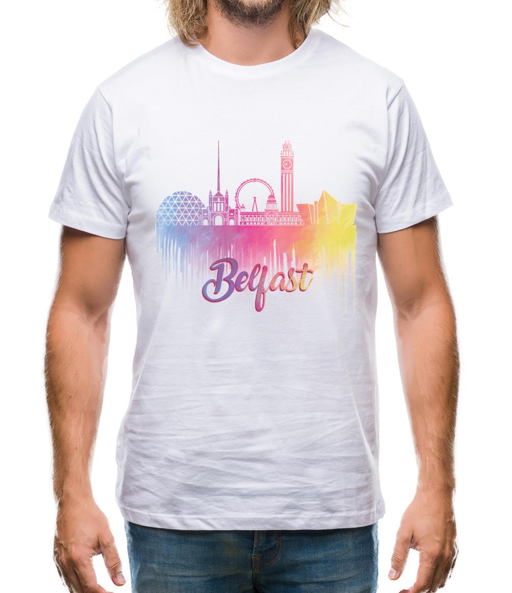 Belfast Silhouette Mens T-Shirt Belfast Silhouette Mens T-Shirt
