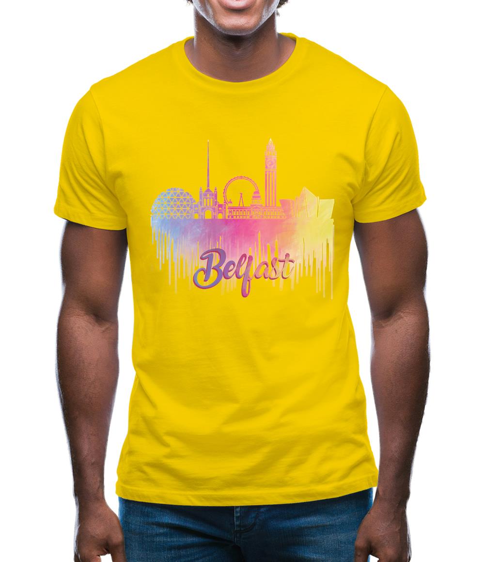 Belfast Silhouette Mens T-Shirt Belfast Silhouette Mens T-Shirt