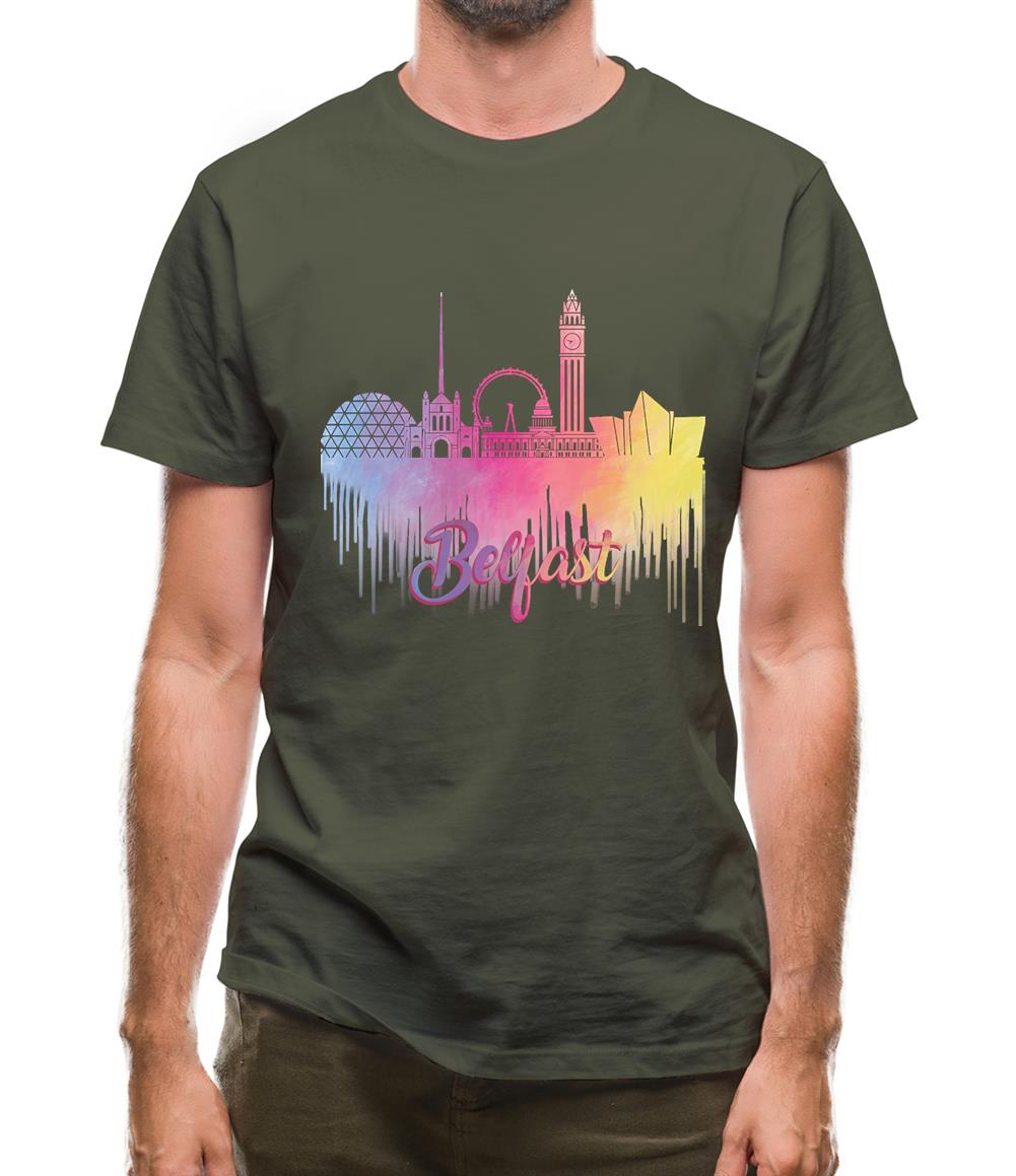 Belfast Silhouette Mens T-Shirt Belfast Silhouette Mens T-Shirt
