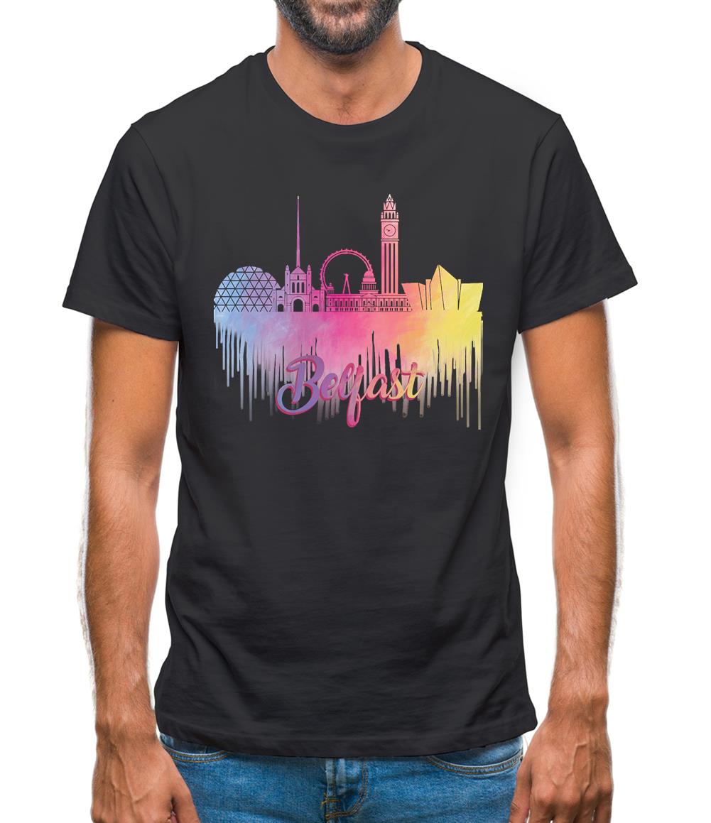 Belfast Silhouette Mens T-Shirt Belfast Silhouette Mens T-Shirt