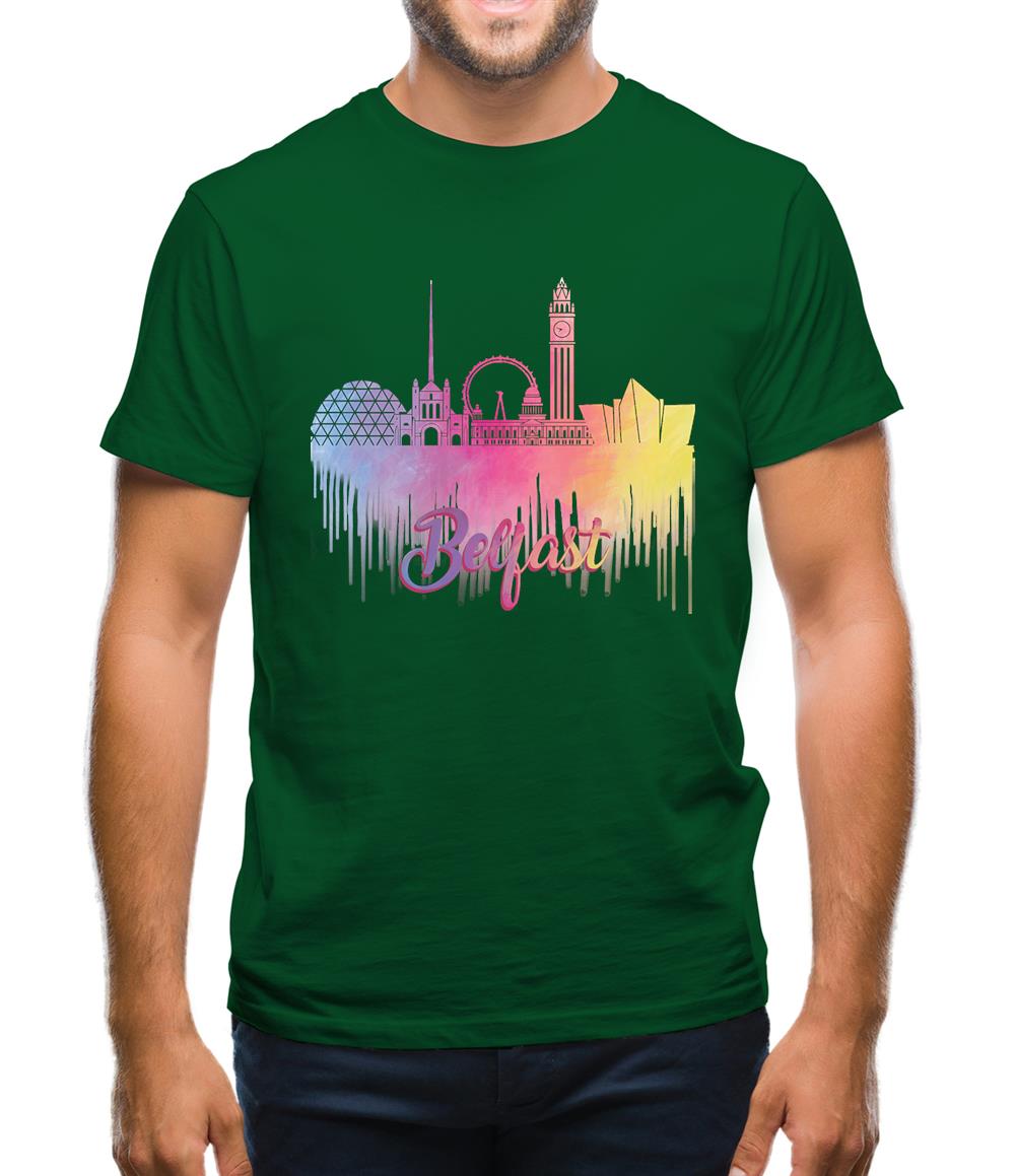 Belfast Silhouette Mens T-Shirt Belfast Silhouette Mens T-Shirt