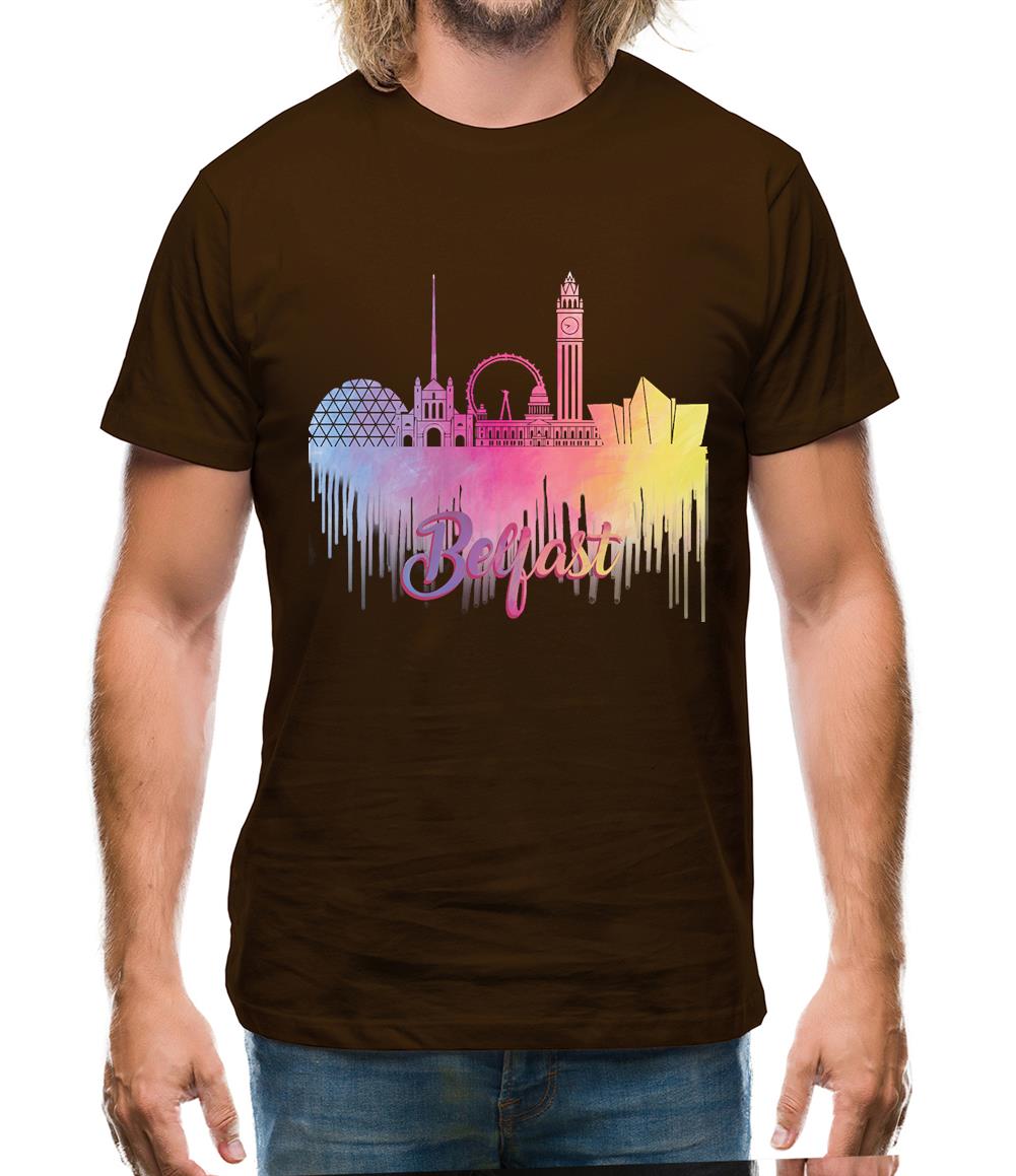 Belfast Silhouette Mens T-Shirt Belfast Silhouette Mens T-Shirt