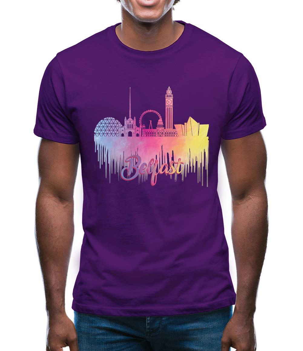 Belfast Silhouette Mens T-Shirt Belfast Silhouette Mens T-Shirt