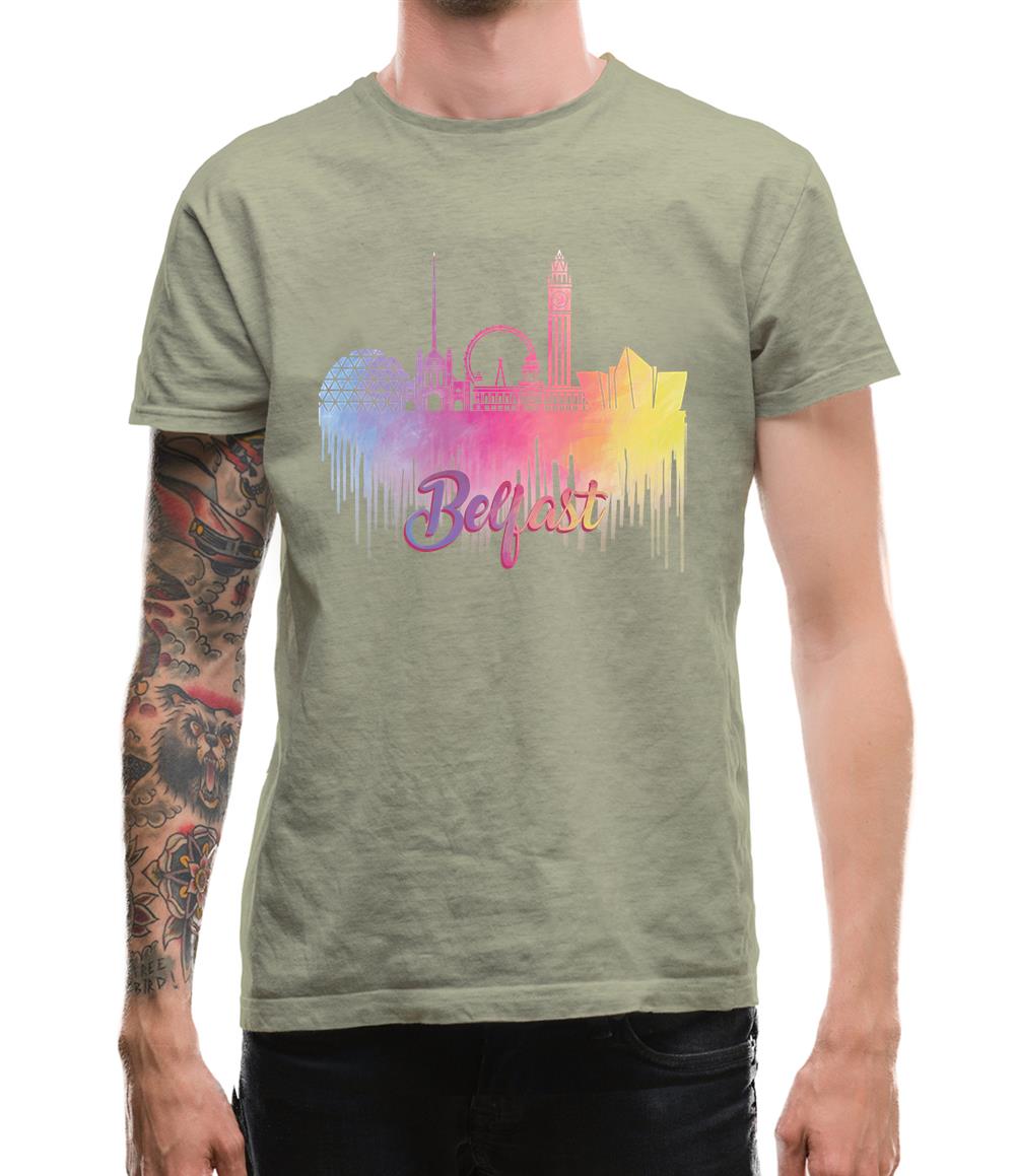 Belfast Silhouette Mens T-Shirt Belfast Silhouette Mens T-Shirt