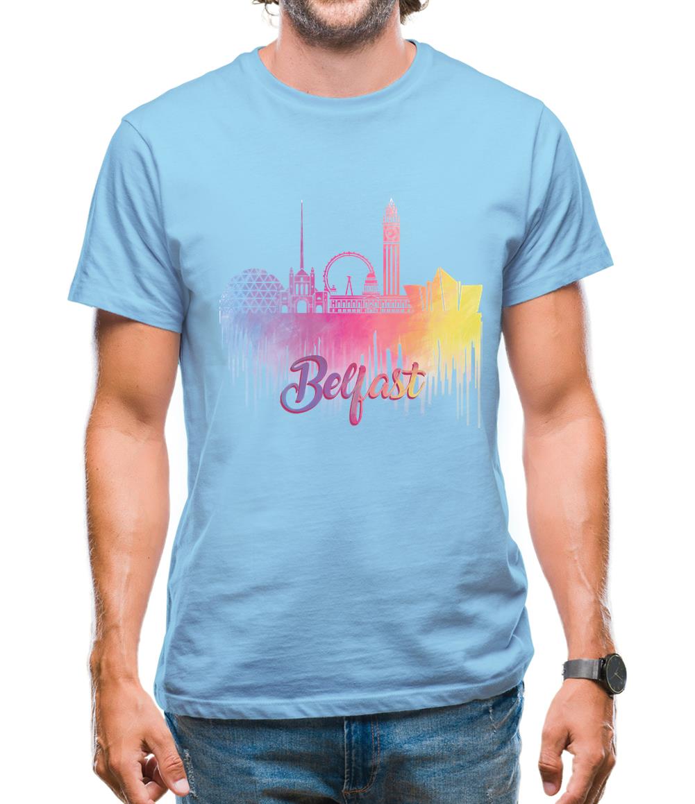 Belfast Silhouette Mens T-Shirt Belfast Silhouette Mens T-Shirt