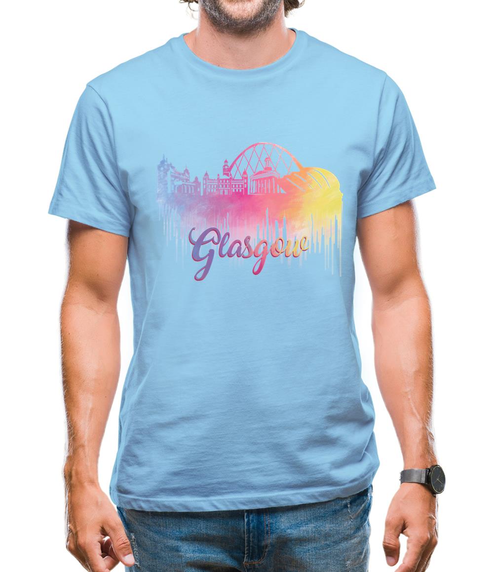Glasgow Silhouette Mens T-Shirt Glasgow Silhouette Mens T-Shirt