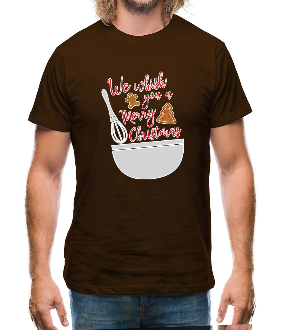 We Whisk You A Merry Christmas Mens T-Shirt We Whisk You A Merry Christmas Mens T-Shirt