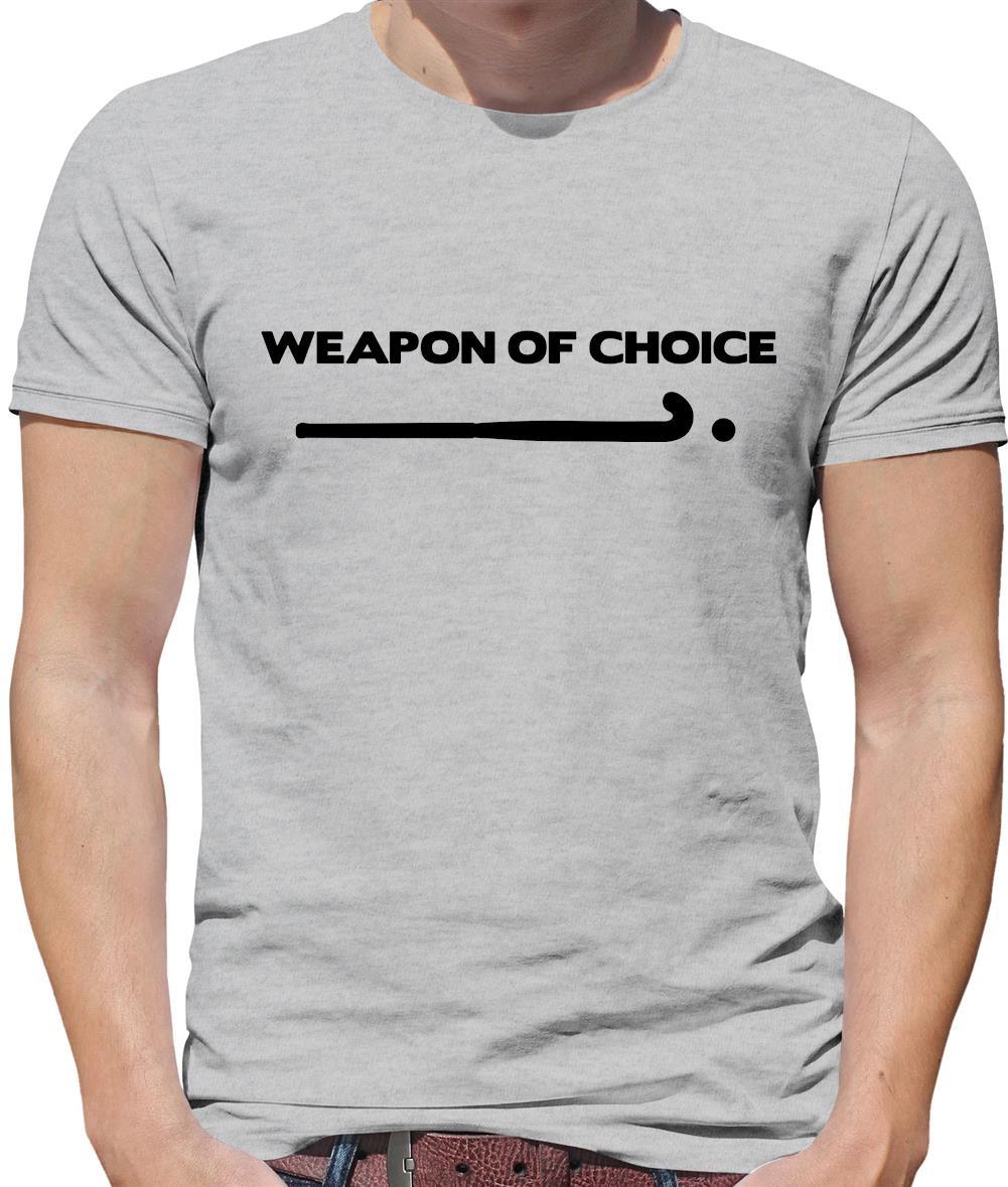 Dressdown Weapon Of Choice Field Hockey Mens T-Shirt Dressdown Weapon Of Choice Field Hockey Mens T-Shirt