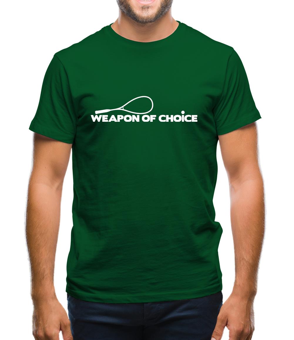 Weapon Of Choice Squash Mens T-Shirt Weapon Of Choice Squash Mens T-Shirt