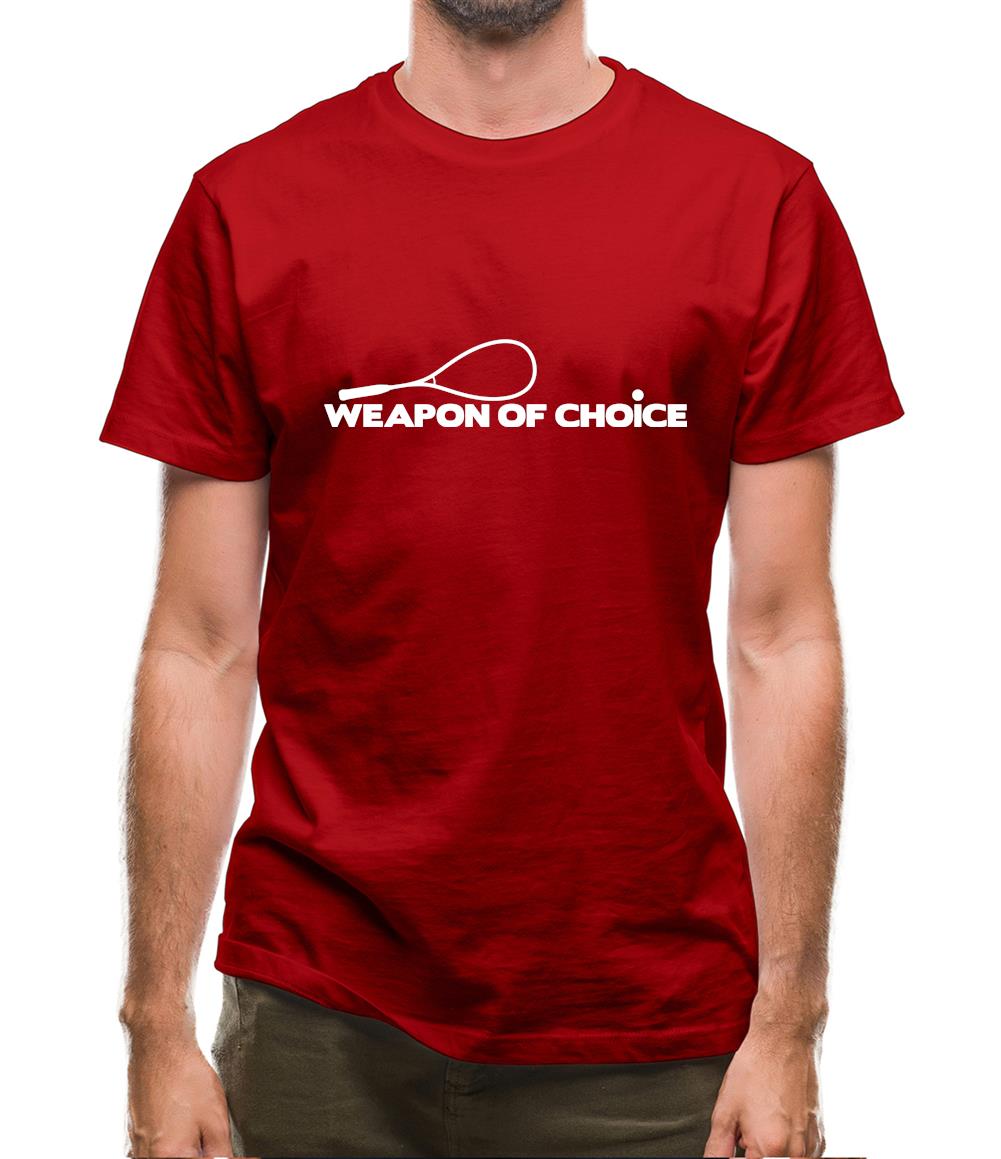 Weapon Of Choice Squash Mens T-Shirt Weapon Of Choice Squash Mens T-Shirt