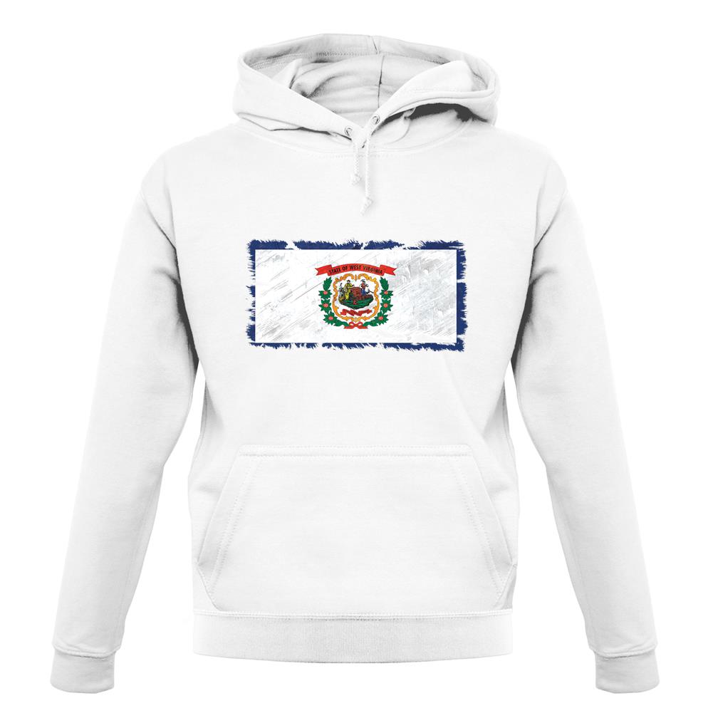 West Virginia Grunge Style Flag unisex hoodie West Virginia Grunge Style Flag unisex hoodie
