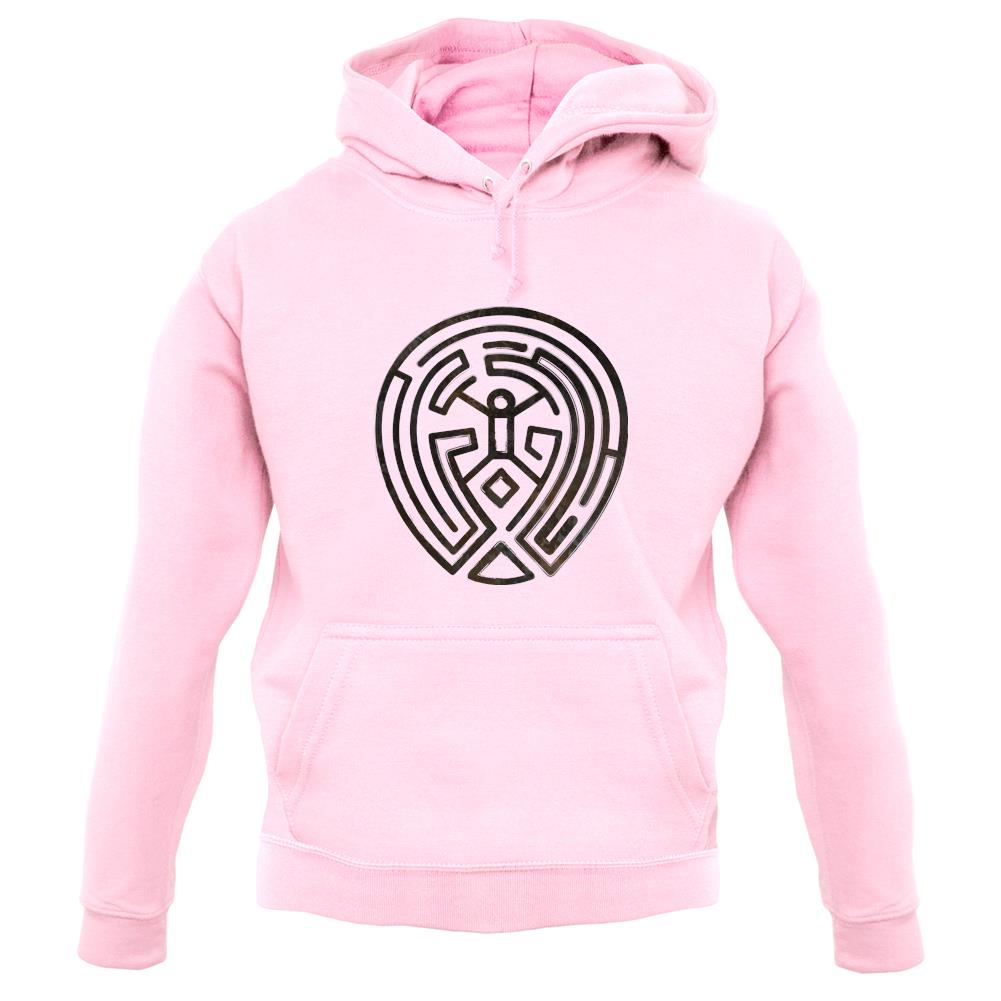 W W Maze unisex hoodie W W Maze unisex hoodie