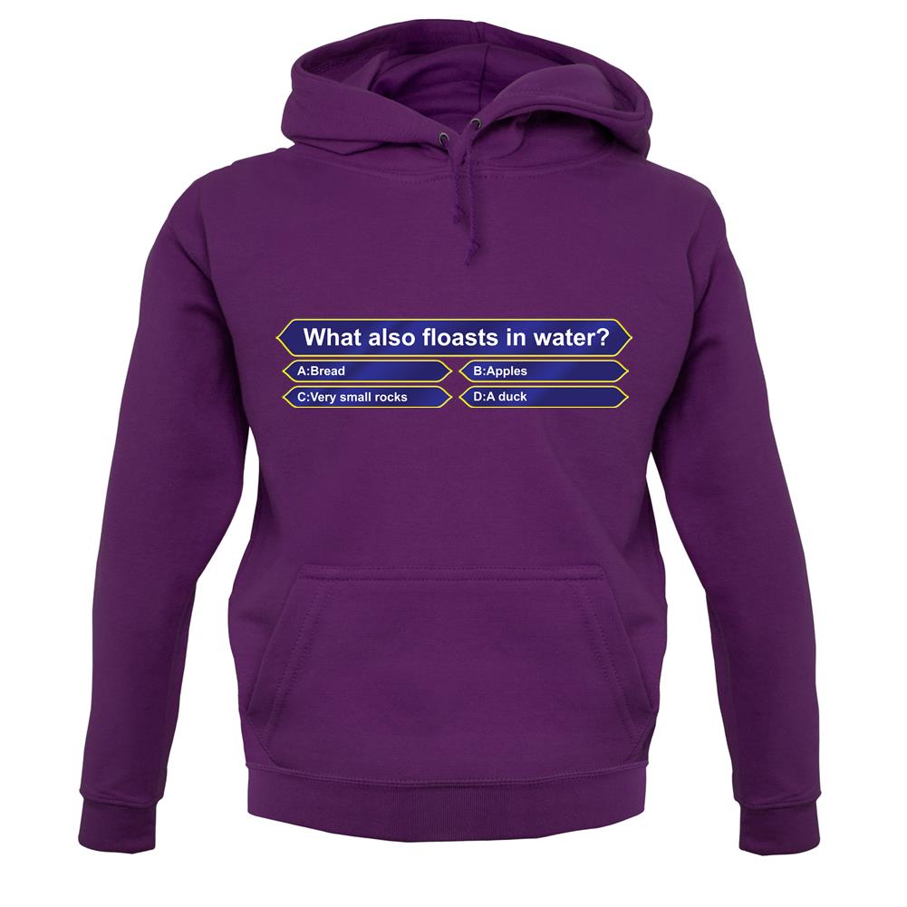 What Also Floats In Water unisex hoodie What Also Floats In Water unisex hoodie