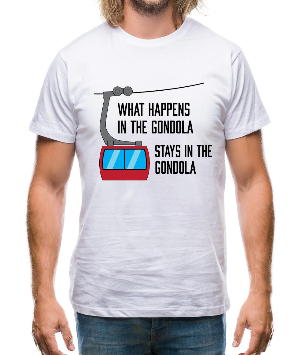 What Happens In The Gondola Mens T-Shirt What Happens In The Gondola Mens T-Shirt
