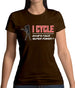 I Cycle What's Your Super Power Female Womens T-Shirt I Cycle What's Your Super Power Female Womens T-Shirt
